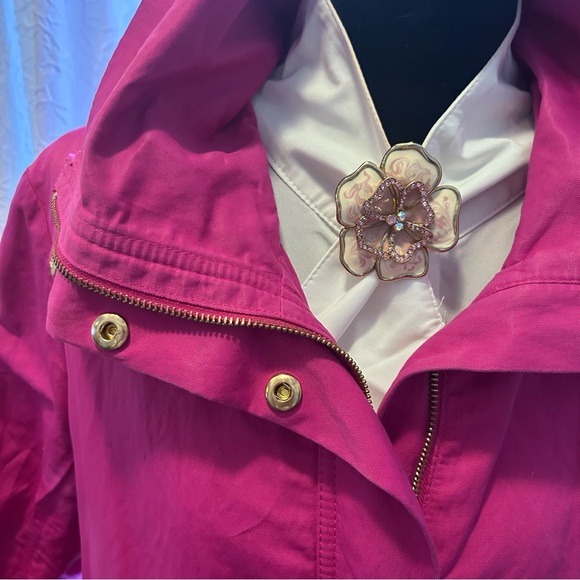 Talbots Fuchsia jacket. Size 12P - Picture 3 of 9